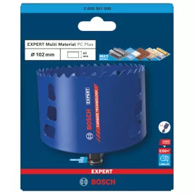   Bosch 2608901900 EXPERT Tough Material keményfémfogú körkivágó, 102 mm