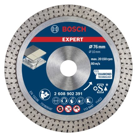 Bosch 2608902391 EXPERT Hard Ceramic gyémánt vágótárcsa 76mm (GWS 12V-76)