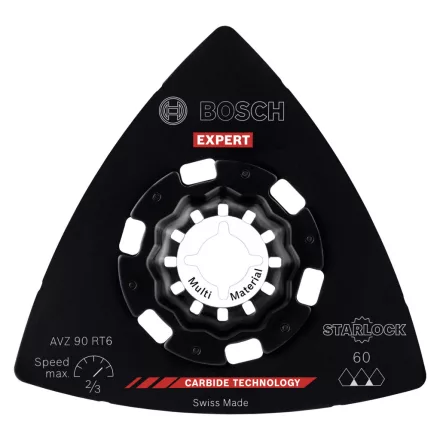 Bosch EXPERT AVZ 90 RT6 2608902064 Multiszerszám csiszolótalp 90mm, szemcse: 60