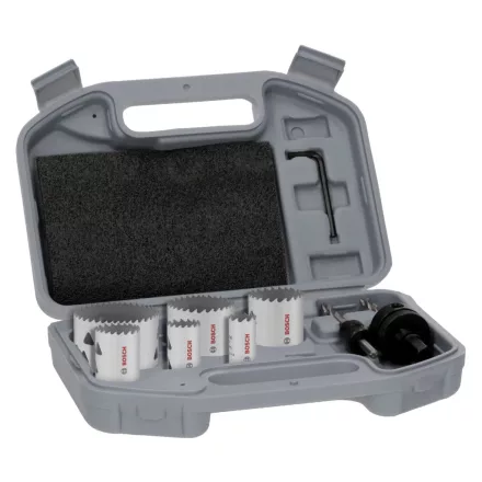 Bosch 2608594616 Villanyszerelő körkivágó készlet,6 részes