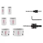 Bosch 2608594616 Villanyszerelő körkivágó készlet,6 részes