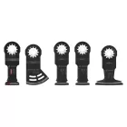 Bosch 2608669095 Multiszerszám merülőfűrészlap készlet gipszkarton/villanyszerelés, 5részes, Starlock