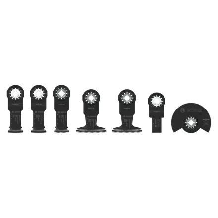 Bosch 2608669097 Multiszerszám merülőfűrészlap készlet fához és fémhez, 7részes, Starlock