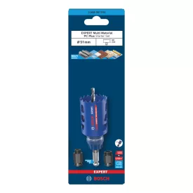   Bosch 2608901910 EXPERT Tough Material Körkivágó kezdőkészlet, 51 mm