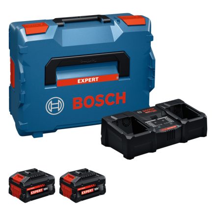 Bosch 1600A0373X Expert EXBA Akkumulátor szett 2x18V/8,0Ah+EXAL18V2-320, L-Boxx