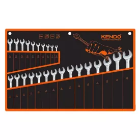   KENDO csillag-villás kulcskészlet 25r. 6-32mm CrV No.15249 040201-0590