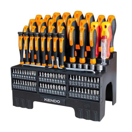 KENDO csavarhúzó és bitkészlet 101r. No.21118 040302-0253