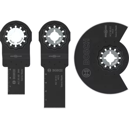 Bosch 2607017774 Multiszerszám merülőfűrészlap készlet, 3részes, Starlock FA/FÉM