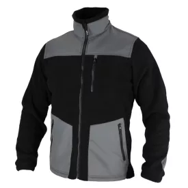   Dedra BH6PA1-XL Munkavédelmi Polárpulóver fekete-szürke XL