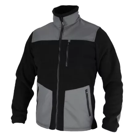 Dedra BH6PA1-XXXL Munkavédelmi Polárpulóver fekete-szürke XXXL