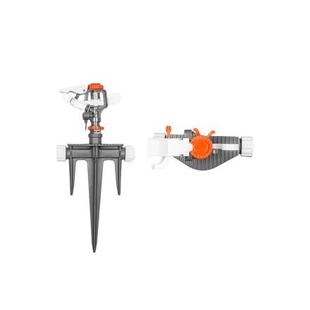 WHITE LINE WL-Z31 4-funkciós szektoros műanyag öntözőfej 3-ágú tüskével 1500844