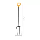 Fiskars  Solid Komposztvilla D-nyéllel (1070674)