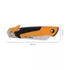 Fiskars  PowerTooth Összecsukható fűrész, 150mm 19tpi (1062932)