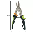 Fiskars  PowerGear Aviation lemezvágó olló, jobbos (1027208)