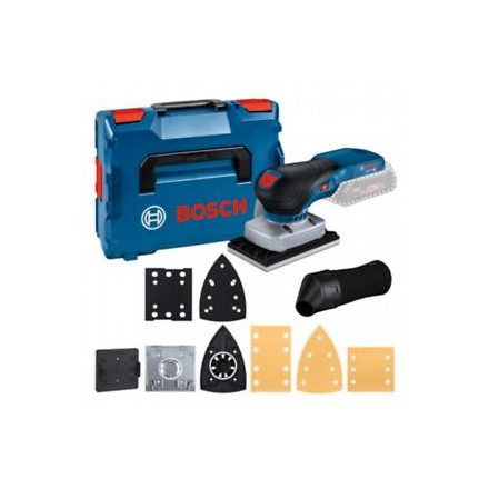 Bosch 06019L0101 GSS18V-13 Akkus rezgőcsiszoló 18V akku és töltő nélkül L-Boxx 136 +tartozékok