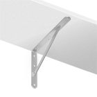Polctartó konzol fém erősített 250x400x30mm horganyzott  3214190