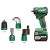 Hikoki  DS18DDQWSZ Akkus fúró-csavarozó +3 csere tokmány 18V 5,0Ah HITBOX