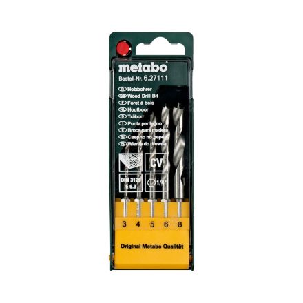 Metabo  627111000 Fafúró készlet, hatlap szár 5 részes