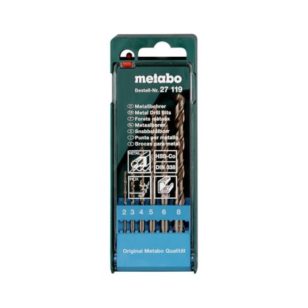 Metabo  627119000 HSS-CO- fúró Kazetta 6-részes