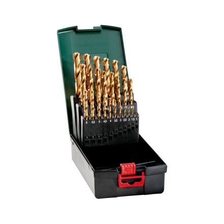 Metabo  627191000 HSS-TiN- fúró Kazetta 25-részes