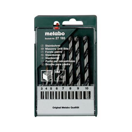 Metabo  627193000 Kő fúró Kazetta 8-részes
