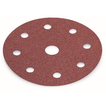 Flex  Tépőzáras excentercsiszolólap (bordó) 125mm 8lyukas P40 FA/FÉM 380.644