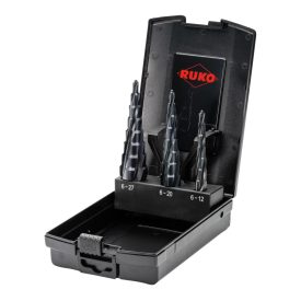   Ruko  101087PRO ULTIMATECUT HSS RunaTEC Lépcsős fúró készlet 3 részes