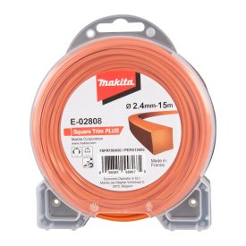 Makita  E-02808 Damil szögletes 2,4mm 15m