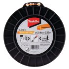 Makita  E-01812 Damil 2.4mm (225m), narancs, négylevelű