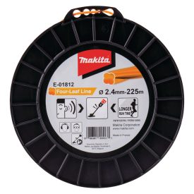 Makita  E-01812 Damil 2.4mm (225m), narancs, négylevelű