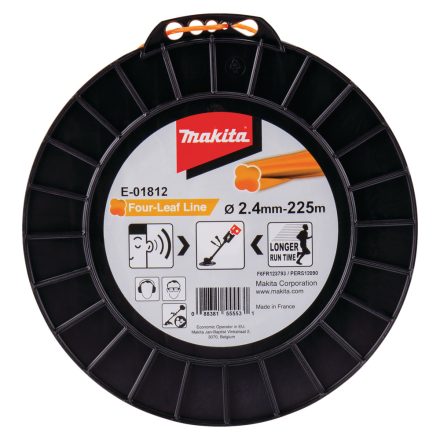 Makita  E-01812 Damil 2.4mm (225m), narancs, négylevelű