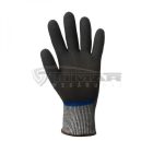 Munkavédelmi  Kesztyű Eurocut5 kék-fekete, vágásbiztos, duplán nitril mártott, olajálló 1CRAN10  10/XL