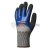 Munkavédelmi  Kesztyű Eurocut5 kék-fekete, vágásbiztos, duplán nitril mártott, olajálló 1CRAN11  11/XXL