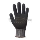 Munkavédelmi  Kesztyű Eurocut5 L580 szürke-fekete latex mártott, vágásbiztos 1CRHB08  8/M