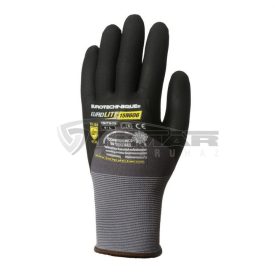   Munkavédelmi  Kesztyű Eurolite 15N606 fekete nitril mártott, kopásálló 1NITG08  8/M