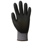 Munkavédelmi  Kesztyű Eurolite 15N606 fekete nitril mártott, kopásálló 1NITG08  8/M