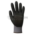 Munkavédelmi  Kesztyű Eurolite 15N606 fekete nitril mártott, kopásálló 1NITG10  10/XL