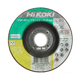   Hikoki  4100221 Tisztítótárcsa 115x6,0x22,23mm, domborított, INOX