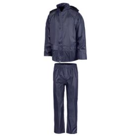   Munkavédelmi  Esőkabát és nadrág TOP_AMAZON_SET_B M-es PE-PVC bevonatos, kék