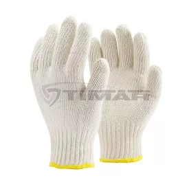   Munkavédelmi  Cérnakesztyű Fehér triplaszálas, 100% pamut TOP_COT3-8  8/M