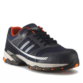   Munkavédelmi  Cipő Ice Blue kék-narancs hasított bőr S1P SRC TOP_ICE_BLUE 40-es