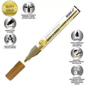 Dedra M89Z71 Jelölő filc sírkövekhez, 2,5mm ARANY