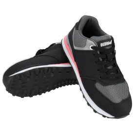   Dedra BH9MF2-40 Munkavédelmi cipő NŐI MF2 fekete-szürke-rózsaszín, SB SRC 40-es