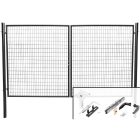 ST Strend Pro METALTEC DUO Kétszárnyú kerti kapu ANTRACIT 3580x1750mm, osztás: 50x100mm  432271