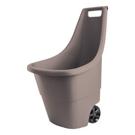   ST Keter EASY GO Kiskocsi kerti hulladékhoz, barna, 50L, 51x56x84cm  212418