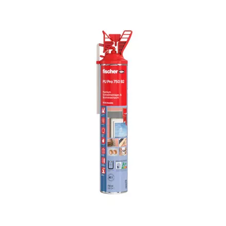 Fischer  053080 Egykomponensű gyorsszerelő hab PU 1/750 B2 (750ml)