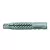 Fischer  072095 Univerzális dübel peremmel UX 6x50 R (100)