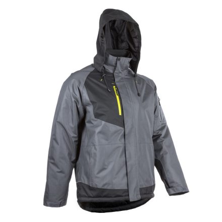 Munkavédelmi  Télikabát Coverguard YUZU XL-es szürke, kapucnis, polár bélés 5YUZ450