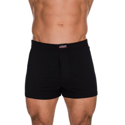 J.PRESS 701 Boxeralsó Bő Szárral 100%Pamut  M-es fekete