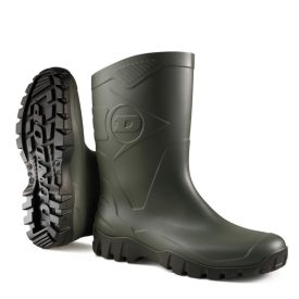   Munkavédelmi  Csizma DUNLOP Dee zöld PVC rövid szárú saválló GAND953 38-as